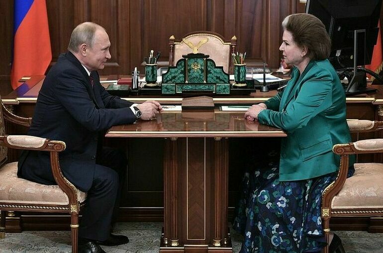 Путин встретится с Терешковой в годовщину ее полета в космос 