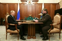 Песков подтвердил, что Путин встретился с Кадыровым