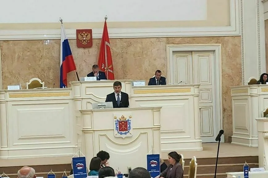 Последнее выступление депутата Алексея Далматова перед сложением мандата