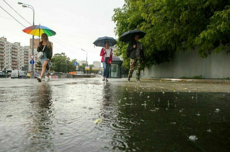 Ночью в Москве может выпасть 20 процентов месячной нормы осадков