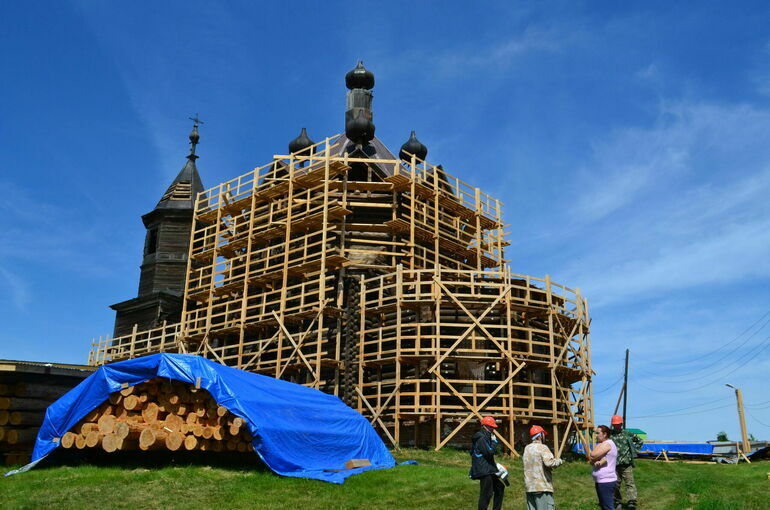 Реставрация уникального храма началась в Красноярском крае