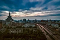 На кладбище в Зеленоградском округе Москвы упал беспилотник