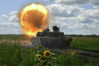 Экипаж танка, отразивший атаку колонны ВСУ, представили к госнаградам