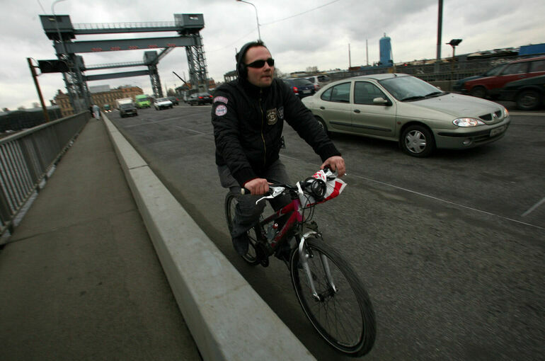 С января по июль в Москве произошло 249 ДТП с участием велосипедистов