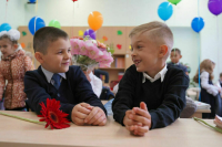 Матвиенко призвала школьников ничего не бояться, а Володин — учиться преодолевать трудности