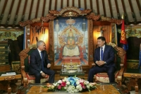 Володин встретился с президентом Монголии Ухнагийн Хурэлсухом