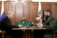 Путин провел встречу с главой Чечни Кадыровым