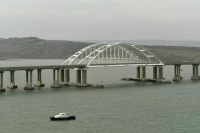 Со стороны Керчи в очереди на Крымском мосту находятся 215 авто