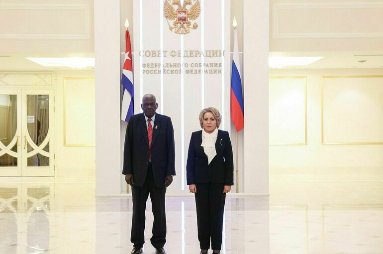 Матвиенко и Ласо обсудили запуск карты «Мир» на Кубе