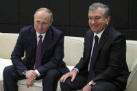 Кремль: Путин начнет встречу с Мирзиёевым с беседы один на один