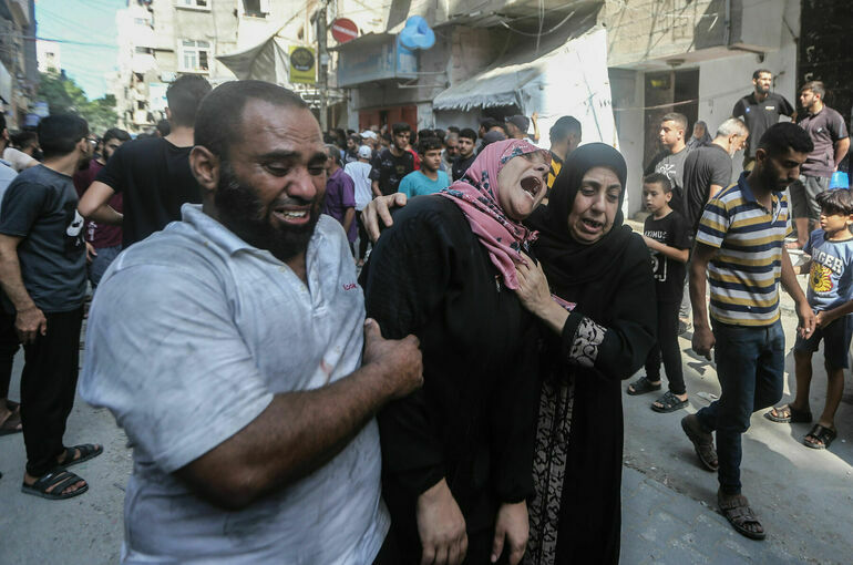 В результате удара по лагерю беженцев в Газе погибли 45 человек