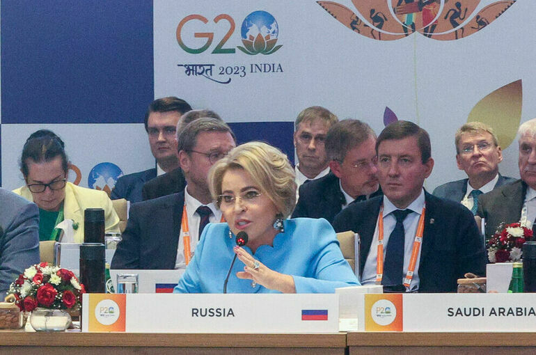 Матвиенко отметила вклад Индии в деполитизацию решения саммита G20