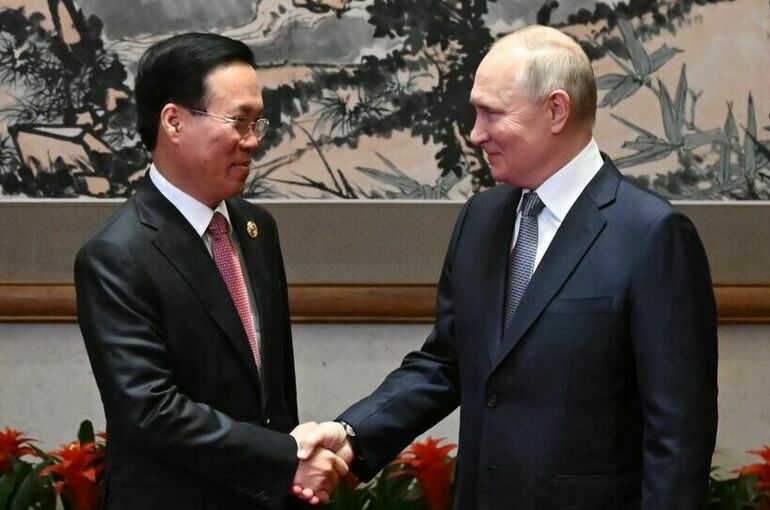 Путин встретился с президентом Вьетнама Во Ван Тхыонгом