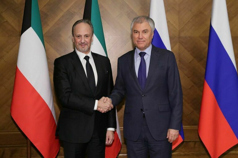 Володин встретился с главой МИД Кувейта