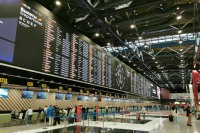 В аэропортах Москвы задержаны или отменены 45 рейсов