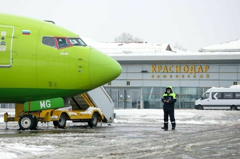 Аэропорт Краснодара принял тестовый рейс из Минеральных Вод