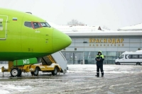 Аэропорт Краснодара принял тестовый рейс из Минеральных Вод