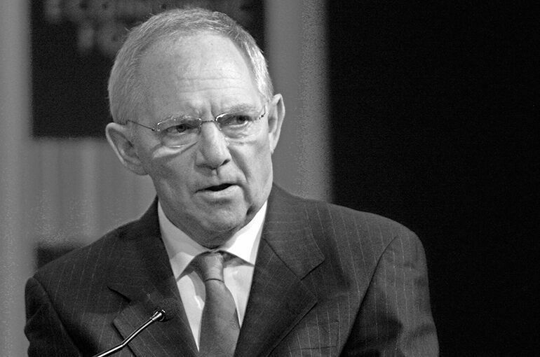 В Германии умер экс-председатель бундестага Вольфганг Шойбле
