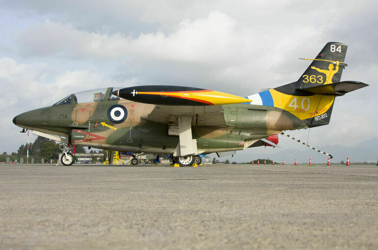 В Греции разбился учебный самолет ВВС