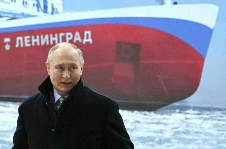 Путин открыл строительство атомного ледокола «Ленинград»