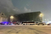 Пожар на Пушкинской площади в Москве потушили