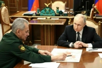Шойгу доложил Путину, что ВС РФ зачистили Крынки