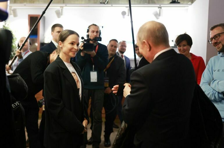 Победительница конкурса на «Авторадио» представила бизнес-проект Владимиру Путину
