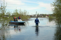 Уровень воды в реке у Ишима в Тюменской области превысил 10 метров
