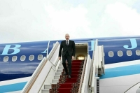 Президент Азербайджана прибыл с рабочим визитом в Москву