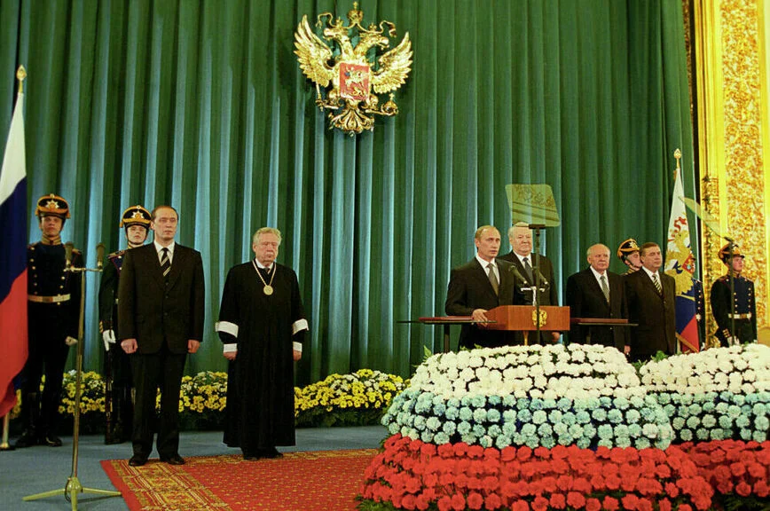 Инаугурация Владимир Путина 7 мая 2000 года.