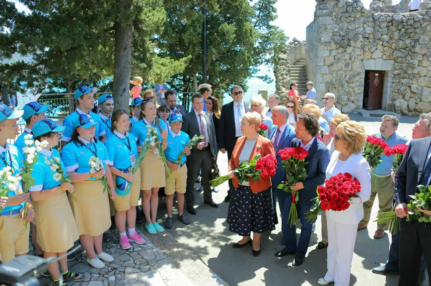 Валентина Матвиенко в «Артеке»