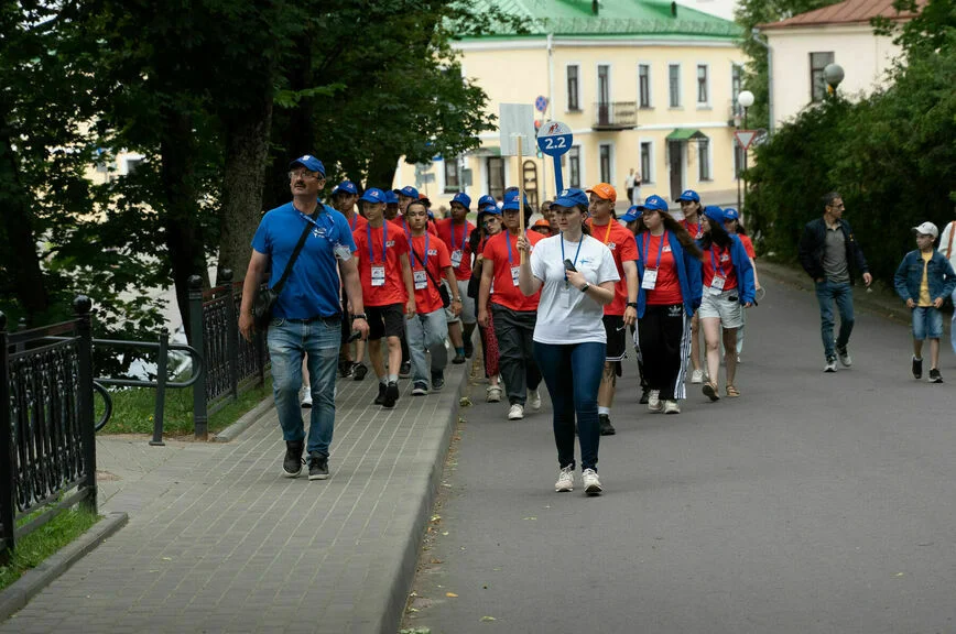 Участники «Поезда Памяти» в Гродно.