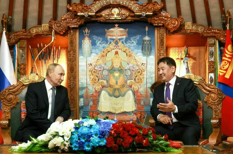 В Улан-Баторе завершились переговоры Путина и Хурэлсуха