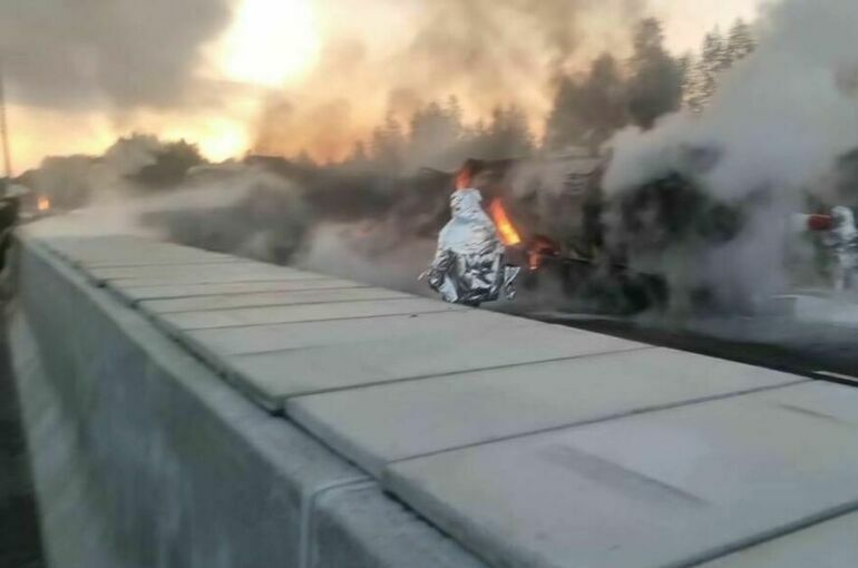 Платную трассу М-11 Москва — Петербург перекрыли из-за ДТП