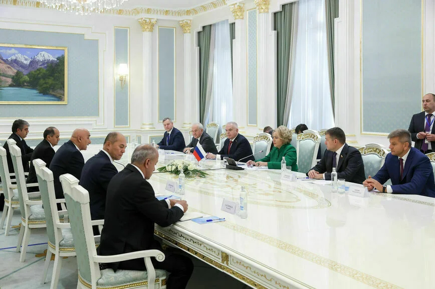 Матвиенко: Мы видим интерес регионов РФ к сотрудничеству с Таджикистаном