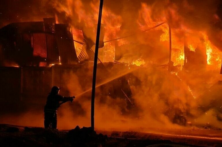 Супруги и дочь погибли на пожаре в частном доме в Омской области