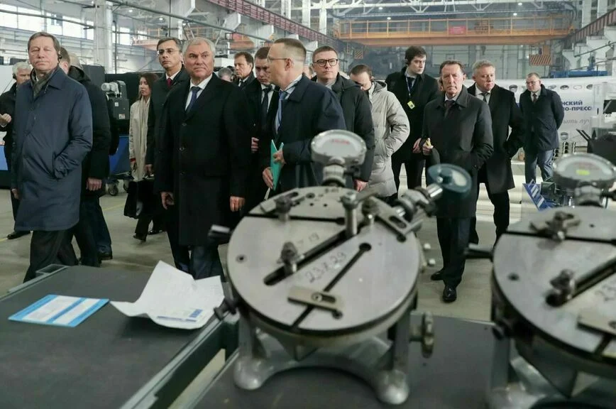 Посещение Челябинского кузнечно-прессового завода.