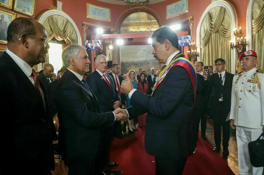 Вячеслав Володин и Николас Мадуро.