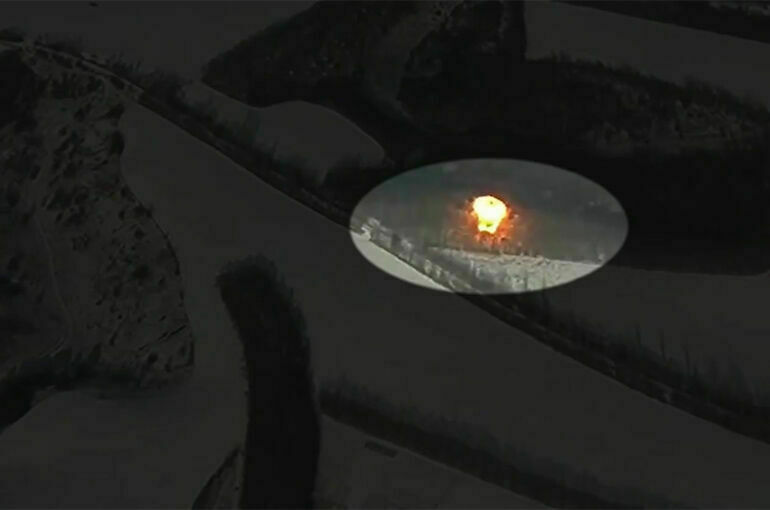 Минобороны показало кадры удара «Искандером» по позициям ВСУ