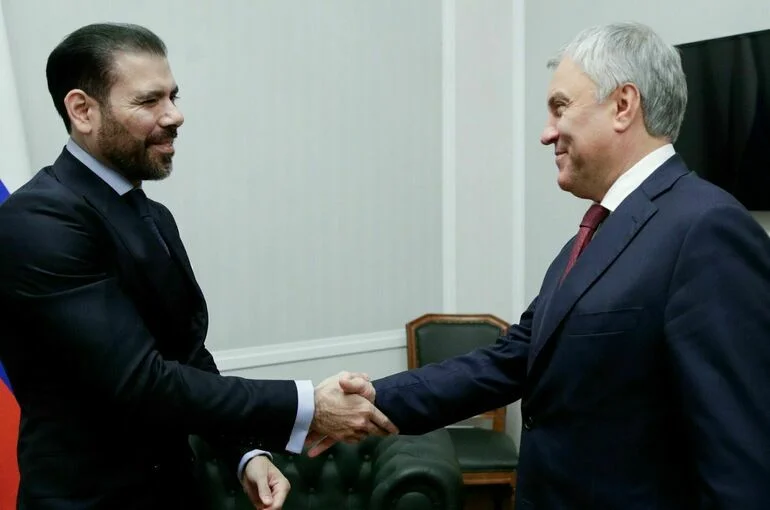 Володин встретился со спецпредставителем президента Никарагуа по вопросам отношений с РФ