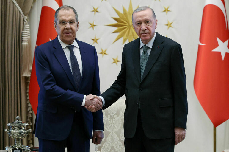 Переговоры Лаврова и Эрдогана продлились около часа