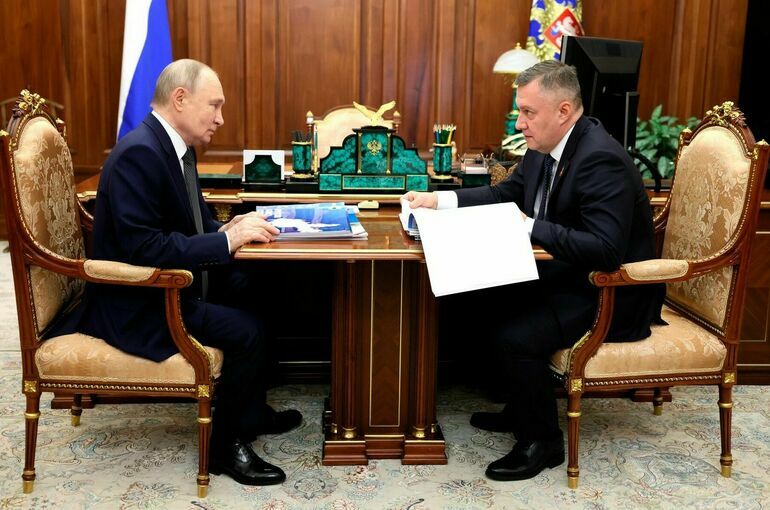 Путин поддержал решение губернатора Иркутской области участвовать в сентябрьских выборах
