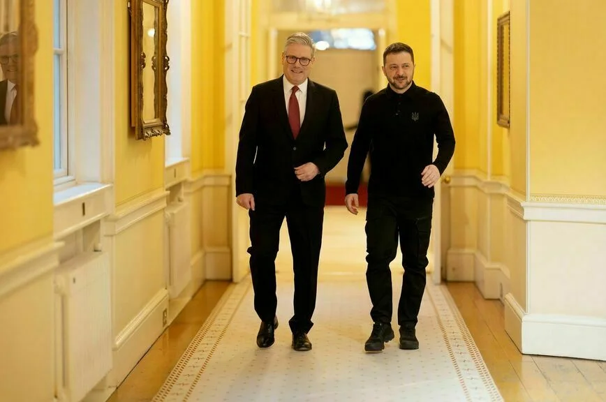 Кир Стармер и Владимир Зеленский.