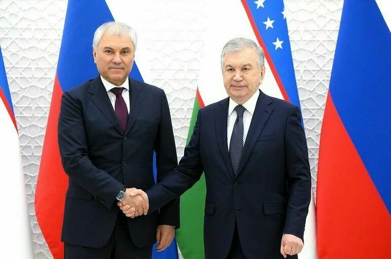 Володин встретился с президентом Узбекистана Шавкатом Мирзиёевым