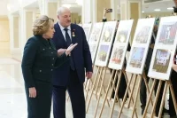 Валентина Матвиенко и Александр Лукашенко. Фото: пресс-служба Совета Федерации