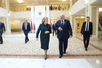 Валентина Матвиенко и Александр Лукашенко. Фото: пресс-служба Совета Федерации