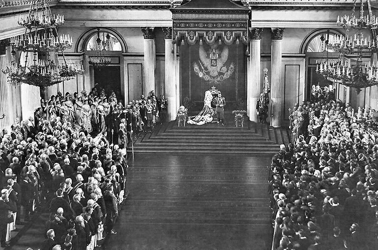 Торжественное открытие Государственной думы и Государственного совета, 1906 год. Фотограф К. Е. фон Ган.