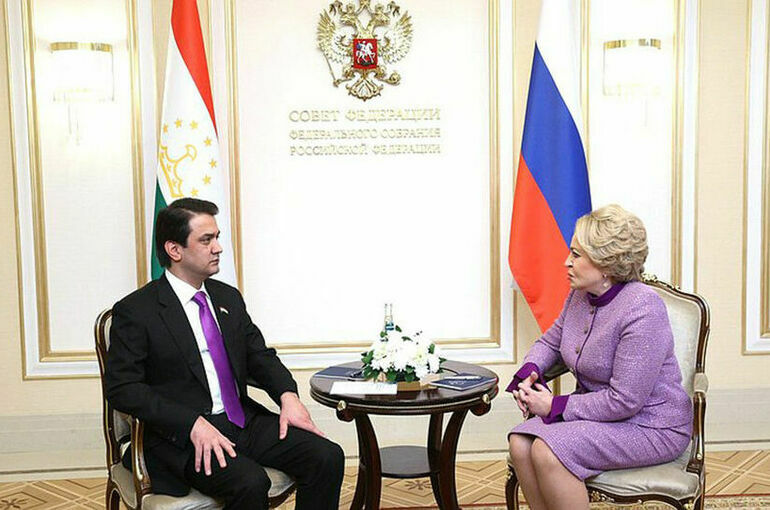 Матвиенко пригласила спикера парламента Таджикистана посетить регионы России