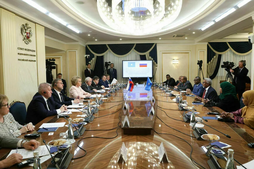 Матвиенко: Россия выступает за расширение дружественных связей с Сомали