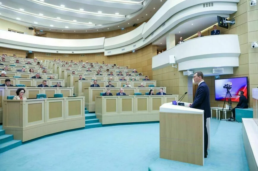 В Совете Федерации прошел физкультурный день